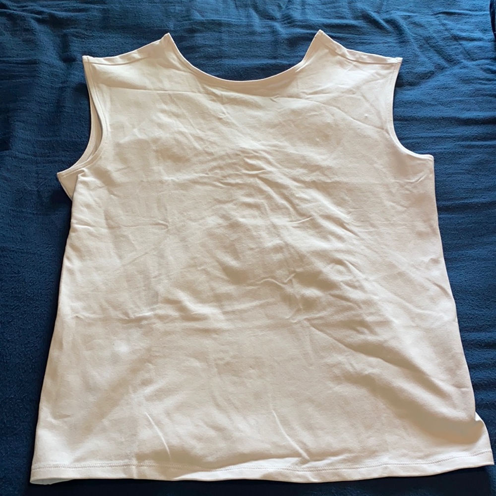 Banana Republic twist-back top- white
